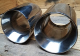 4" Double-Wall Stainless Exhaust Tip